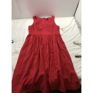 NEW Rabbit Rabbit Rabbit Rabbit Designs Sleeveless Dresses SIZE 16 ORANGE(A19)